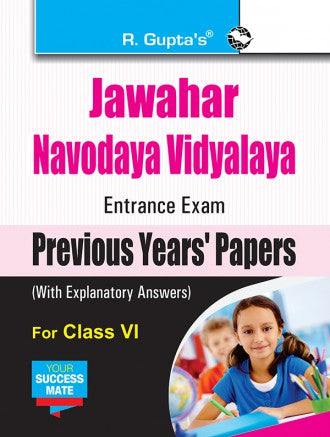 Jawahar Navodaya Vidyalaya (JNV) Entrance Exam (Class VI): Previous Years Papers (Solved)