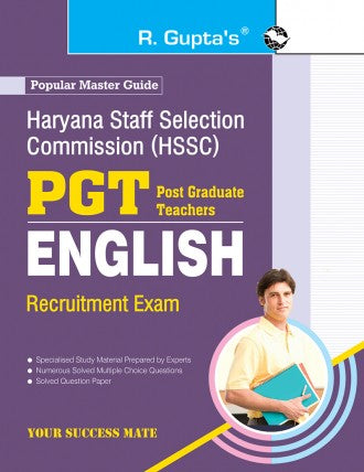 Haryana Staff Selection Commission (HSSC): PGT English Recruitmet Exam Guide
