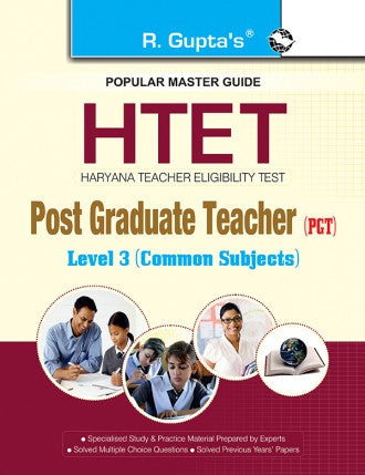 HTET (PGT) Post Graduate Teacher Common Subjects (Level 3) Exam Guide
