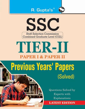 SSC: Tier-II (Paper-I & II) Previous Years' Papers (Solved)