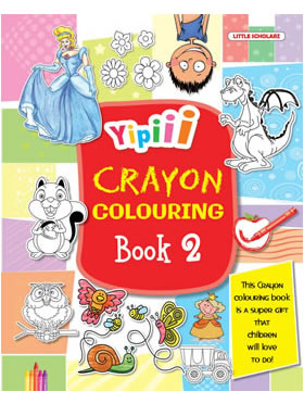Yipiii Crayon Colouring Book 2