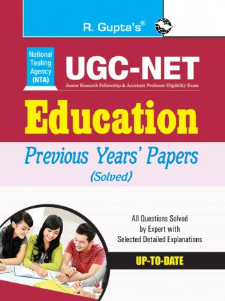 NTA-UGC-NET/JRF: Education (Paper I & Paper II) Previous Years' Papers (Solved)