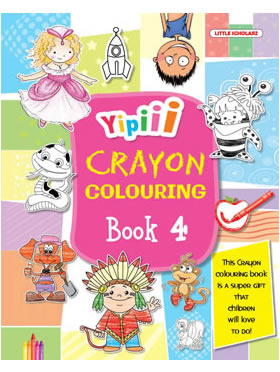 Yipiii Crayon Colouring Book 4