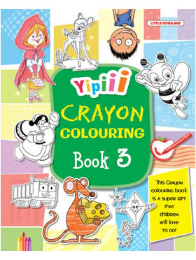 Yipiii Crayon Colouring Book 3