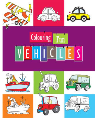 Colouring Fun - Vehicles